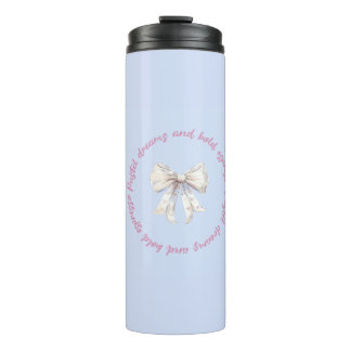 Pastel Dreams and Bold Espresso | Aesthetic Therma タンブラー