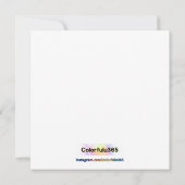 Pastel Dreams – Happiness in Everyday Life Calligr 招待状 (裏面)