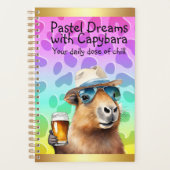 Pastel Dreams with Capybara: Your Daily Dose  プランナー手帳 (正面)