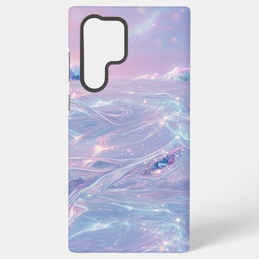 Pastel Dreamy Iridescent Sky Samsung Case Galaxyケース (裏面)