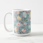 Pastel Easter Blooms Decorative コーヒーマグカップ (左)