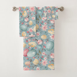 Pastel Easter Blooms Decorative バスタオルセット