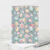 Pastel Easter Blooms Decorative Note カード