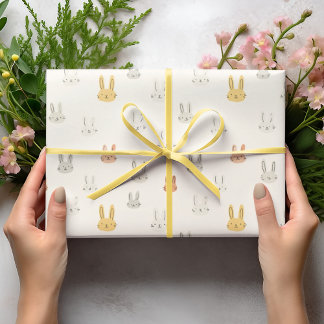 Pastel Easter Bunnies | Easter Wrapping Paper ラッピングペーパー