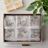 Pastel Easter Bunnies for Shells  Decoupage 薄葉紙 (ギフト)