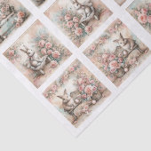 Pastel Easter Bunnies for Shells  Decoupage 薄葉紙 (詳細)