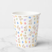 Pastel Easter Bunny & Chick Party Paper Cups 紙コップ (裏面)