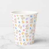 Pastel Easter Bunny & Chick Party Paper Cups 紙コップ (正面)