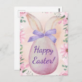 Pastel Easter card ポストカード (正面/裏面)