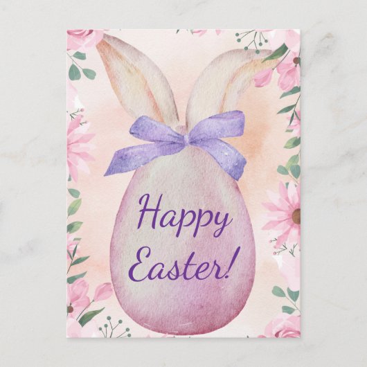 Pastel Easter card ポストカード (正面)
