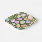 Pastel Easter Eggs | Beautiful Spring Watercolor ペーパープレート (傾斜あり)