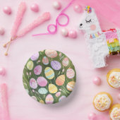 Pastel Easter Eggs | Beautiful Spring Watercolor ペーパーボウル (パーティー)