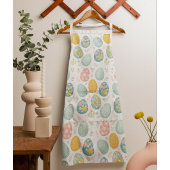 Pastel Easter Eggs Floral Pattern - Cute Spring  エプロン