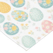 Pastel Easter Eggs Floral Pattern - Cute Spring  テーブルクロス (アングル)