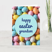 Pastel Easter Eggs Pattern Card カード (正面)