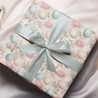 Pastel Easter Eggs Wrapping Paper ラッピングペーパー