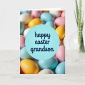 Pastel Egg Happy Easter Card カード (正面)