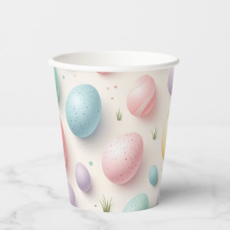 Pastel Egg Paper Party Cups 紙コップ