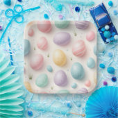 Pastel Egg Paper Party Plate ペーパープレート (パーティー)