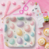 Pastel Egg Paper Party Plate ペーパープレート (パーティー)