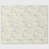 Pastel Empowerment Gift Wrap – Awareness Ribbon ラッピングペーパー (フラット)