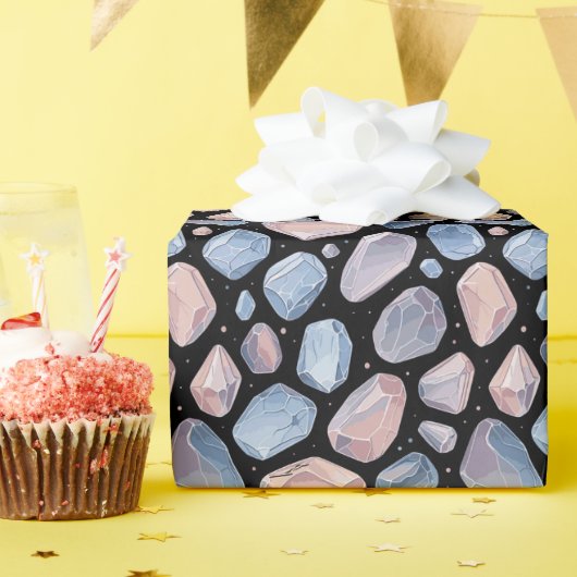 Pastel Esoteric Moonstones Purple Magic ラッピングペーパー (誕生日パーティー)