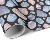 Pastel Esoteric Moonstones Purple Magic ラッピングペーパー (ロールコーナー)