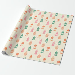 Pastel Fanous Lantern Wrapping Paper ラッピングペーパー