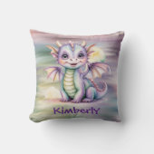 Pastel Fantasy Dragon Baby Shower クッション (正面)