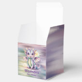 Pastel Fantasy Dragon Baby Shower フェイバーボックス (オープン)