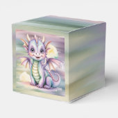 Pastel Fantasy Dragon Baby Shower フェイバーボックス (裏面サイド)