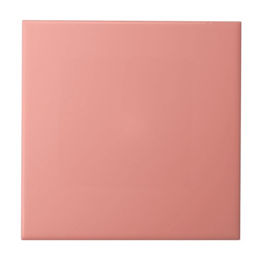Pastel Flamingo Pink Color タイル (正面)