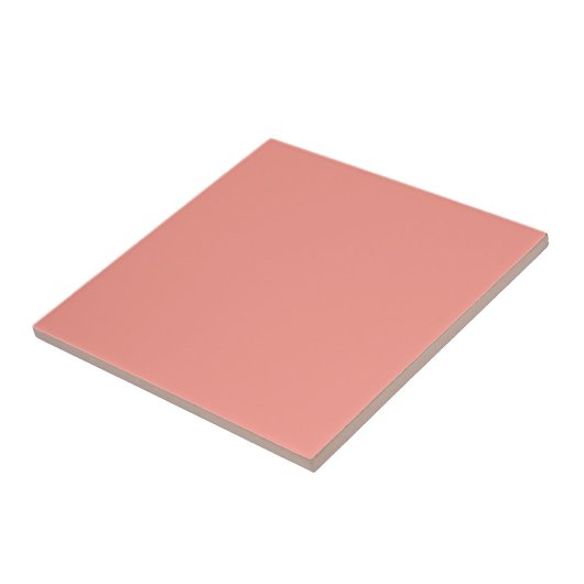 Pastel Flamingo Pink Color タイル (側面)