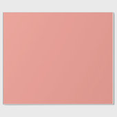 Pastel Flamingo Pink Color ラッピングペーパー (フラット)