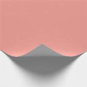 Pastel Flamingo Pink Color ラッピングペーパー (角)