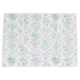 Pastel Floral ラージペーパーバッグ