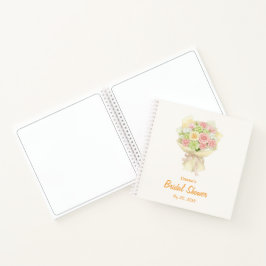 Pastel Floral Bridal Shower bouquet wedding  ノートブック