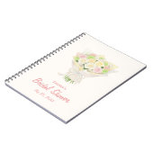 Pastel Floral Bridal Shower  – Japanese ノートブック (左側)