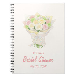 Pastel Floral Bridal Shower  – Japanese ノートブック