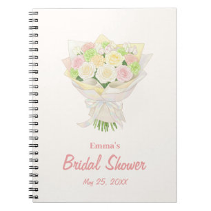 Pastel Floral Bridal Shower – Japanese ノートブック
