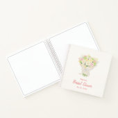 Pastel Floral Bridal Shower  – Japanese-Asian ノートブック (内部)