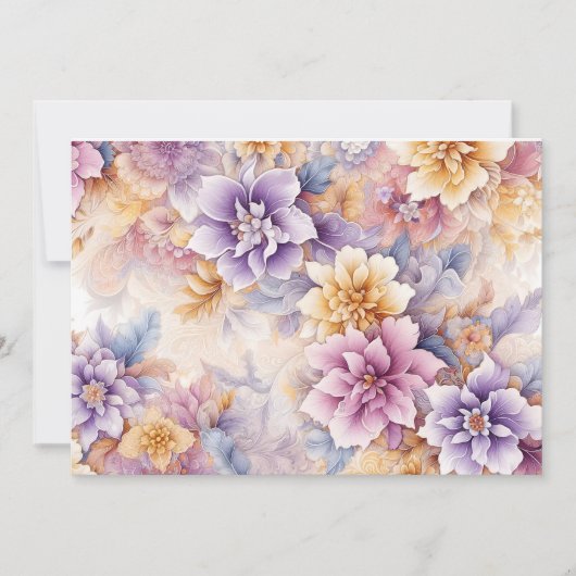 Pastel Floral Card Pack x 10 シーズンカード (正面)