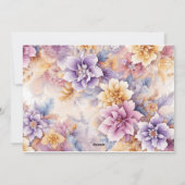 Pastel Floral Card Pack x 10 シーズンカード (裏面)