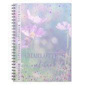 Pastel Floral  Customizable Sunshine ノートブック (正面)