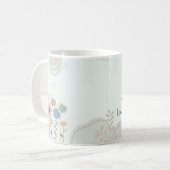 Pastel Floral Growth Mug コーヒーマグカップ (正面左)