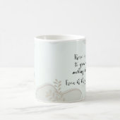 Pastel Floral Growth Mug コーヒーマグカップ (中央)