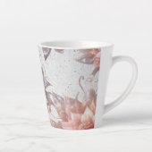 Pastel Floral Latte Mug – Botanical Coffee Cup Gif カフェラテマグ (右)
