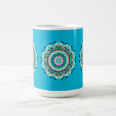 Pastel Floral Mandala Mug コーヒーマグカップ (中央)