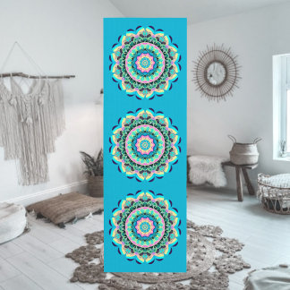 Pastel Floral Mandala Yoga Mat ヨガマット