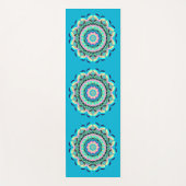 Pastel Floral Mandala Yoga Mat ヨガマット (正面)